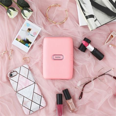 Fuji Instax Mini Link Printer Dusky Pink Big W