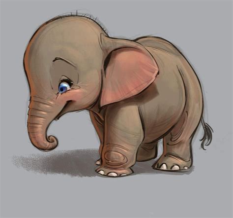 How To Draw An Elephant For Kids Elephant Drawing Ele