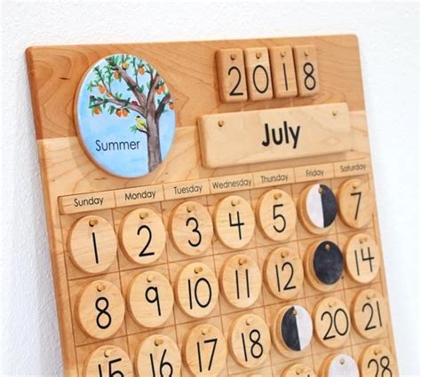 Classroom Calendar Treasures From Jennifer Diy Desk Calendar Wood