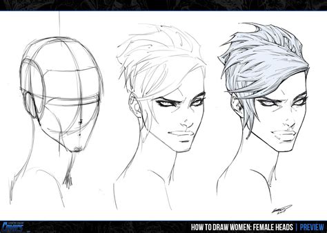 Artstation Expressing Emotions How To Draw Women Female Heads Preview