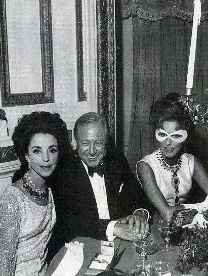Babe And Bill Paley With Gloria Guinness At Truman Capotes Black And
