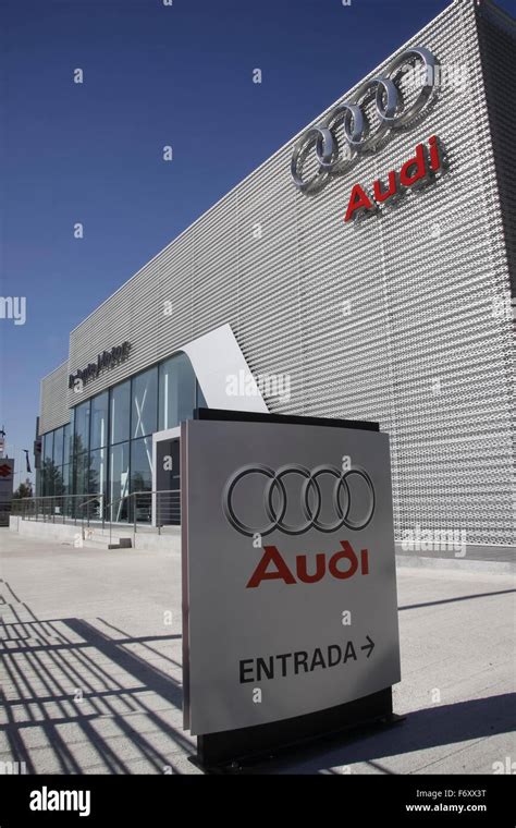 Audi Car Dealership Stock Photo Alamy