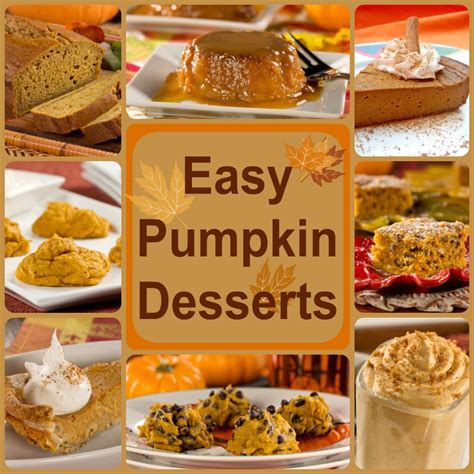 Healthy Pumpkin Recipes 8 Easy Pumpkin Desserts