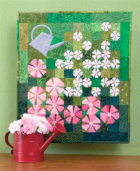 Create A Pretty Garden For Your Wall Quilting Digest