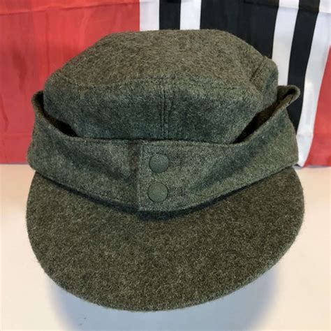 Wwii German Army M43 Wool Green Cap Hat Reproduction Wwii Soldier
