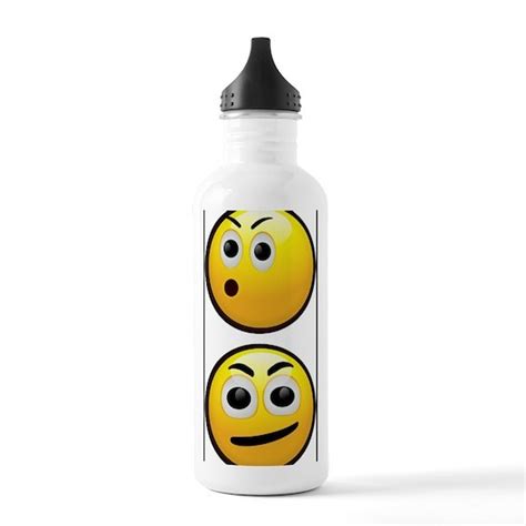 Yellow Smiley Stainless Water Bottle 10l By Wonderfuldreampicture