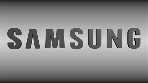 Samsung Logo 3d Model Obj 3ds Fbx Blend Dae
