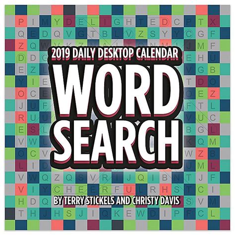 Word Search 2019 Daily Desktop Calendar Bed Bath And Beyond