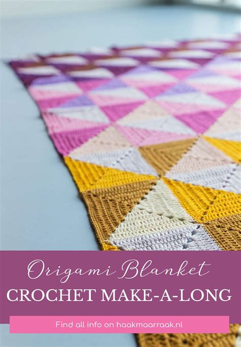 Free Crochet Pattern Origami Blanket Origami Blanket Crochet