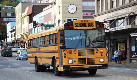 Thomas Built Buses First Student School Bus Ketchikan Alaska A
