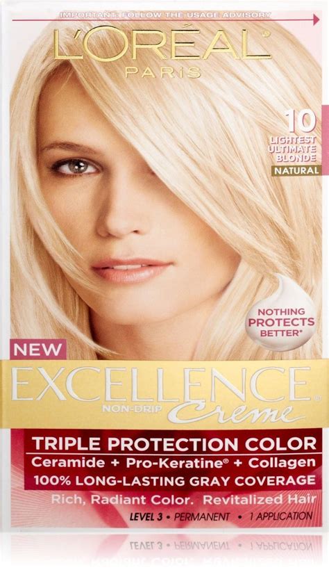 L'Oreal Excellence Creme Haircolor, Lightest Ultimate Blonde 10 1 ea