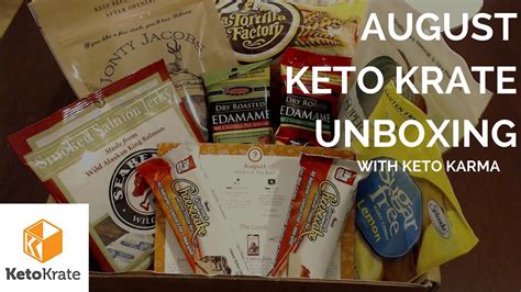 Keto Krate Unboxing August 2015 Low Carb Monthly Subscription Box
