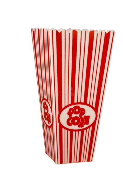 Empty Popcorn Box Stock Photo Image Of Perfect Snack 32877604