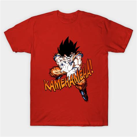 The best seller dragon ball z merchandise : GOKU - KAMEHAMEHA - Dragon Ball Z - T-Shirt | TeePublic