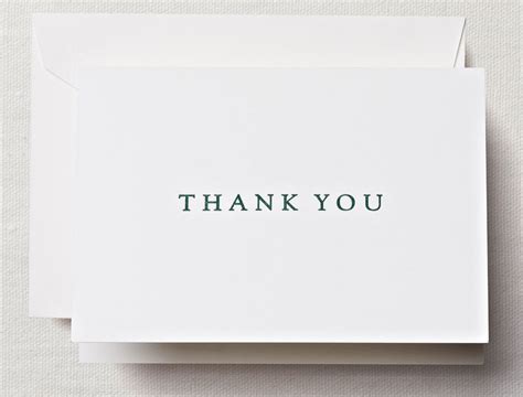 Crane Boxed Stationery Sets Letterpress Thank You Note More Than Paper