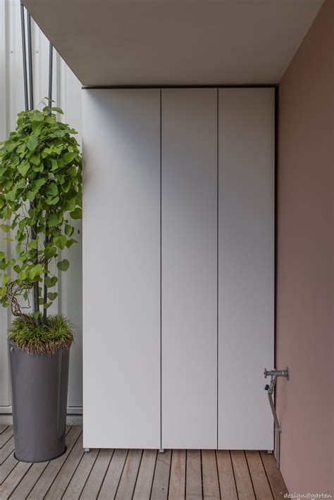 Moderne verstaulösungen für den balkon, die terrasse und den garten. Terrassenschrank | Balkonschrank @_win nach Maß by design ...