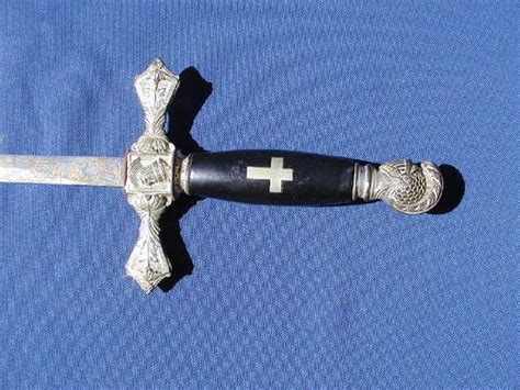Antique Masonic Knights Templar Sword Cincinnati Regalia Co 455217734