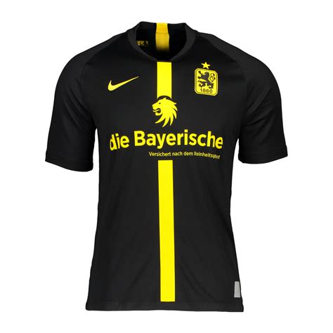 Das neue em shirt mit druck ist ab sofort fußball trikot österreich home01. Nike TSV 1860 München Trikot Away 2020/2021 Schwarz F013 ...