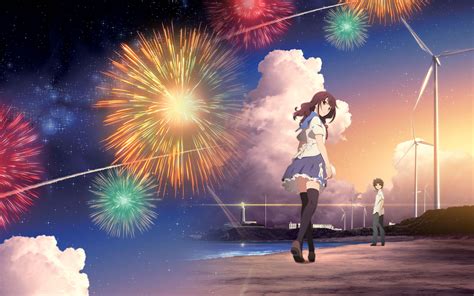 Anime Fireworks Wallpapers Wallpaper Cave