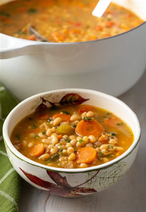 Vegetarian Navy Bean Soup Recipe A Spicy Perspective