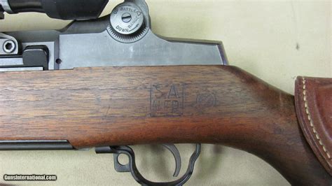 Springfield M1c Garand Sniper Rifle From Wwii