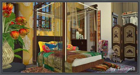 My Sims 4 Blog Boho Chic House By Tanitas8