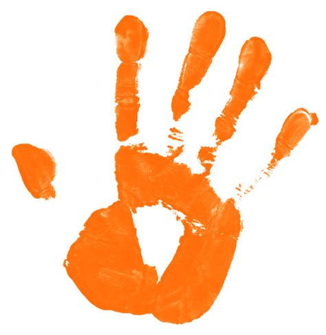 Free Orange Handprint Cliparts Download Free Orange Handprint Cliparts