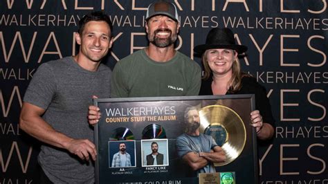 Walker Hayes Celebrates New Platinum And Gold Honors