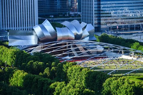Chicago Millennium Park Gehry Sculpture