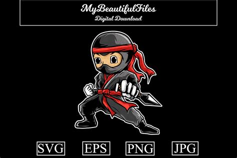 Ninja Graphic By Mybeautifulfiles · Creative Fabrica