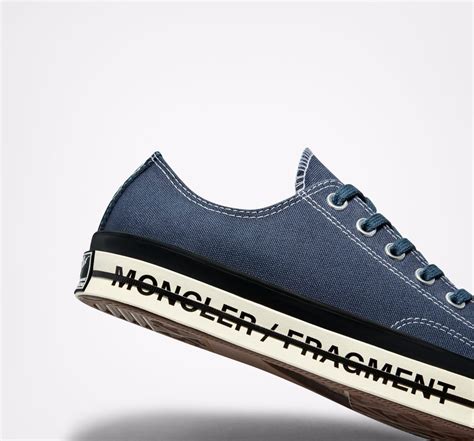 Fragment X Moncler X Converse Chuck 70 Low Blue Le Site De La Sneaker
