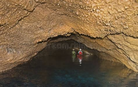 Couple Exploring Cave In Boats Editorial Photography Image Of Malheur Inside 41337832
