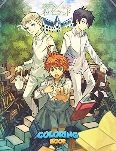The Promised Neverland Coloring Book Relaxation The Promised Neverland