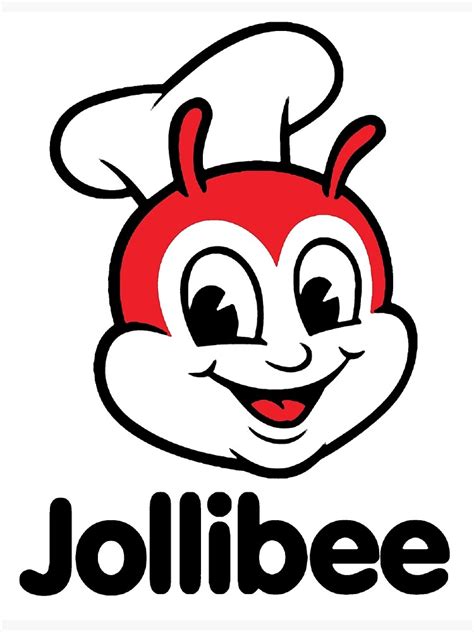 Lámina Fotográfica Logotipo De Cartel De Food Jollibee De Kentonclusk