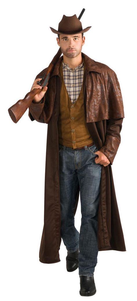 Halloween Costumes For Guys Wild West Outlaw Costume For Men Deluxe