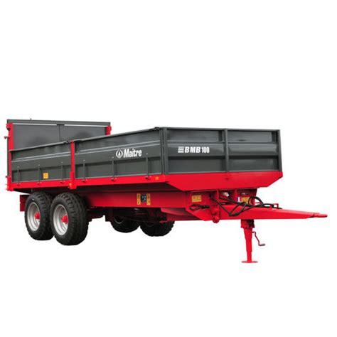 Drop Side Trailer Bmb Series Chalvignac Tipping Mounted 2 Axle