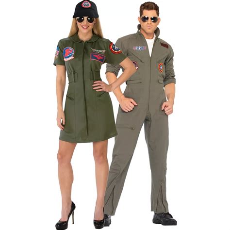 Adult Top Gun Couples Costumes Party City