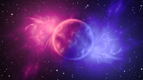 Space Digital Art Pink Planet 4k Hd Digital Universe 4k