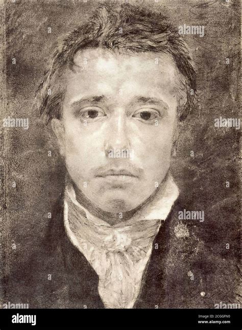 Palmer Samuel Self Portrait British School 19th Century Stock