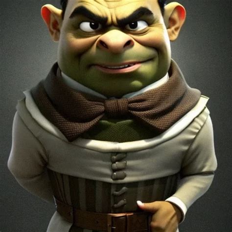 Ai Art Generator Mr Bean Shrek