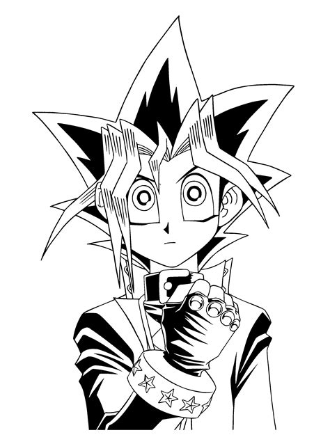 Coloring Page Yu Gi Oh Coloring Pages 9