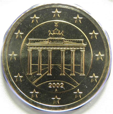 Germany 50 Cent Coin 2002 A Euro Coinstv The Online Eurocoins
