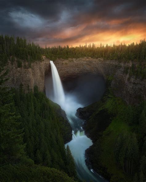 Helmcken Falls In Wells Gray Provincial Park Canada 1639x2048 Oc
