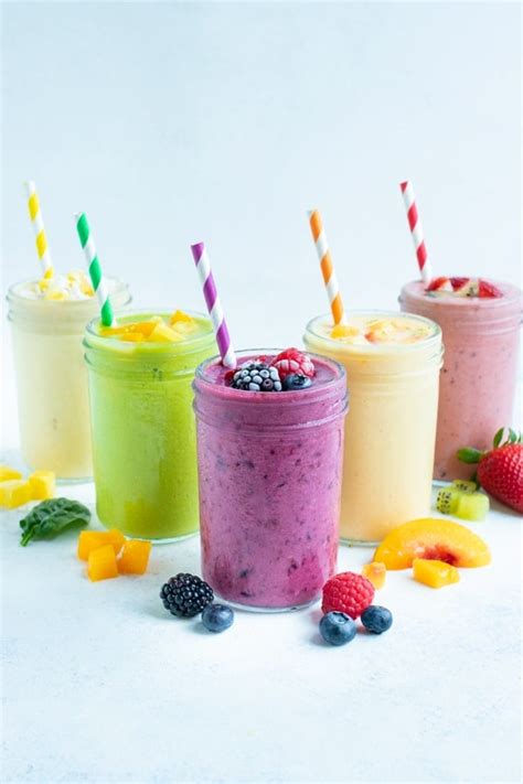 How To Make A Fruit Smoothie 5 Easy Recipes Evolving Table