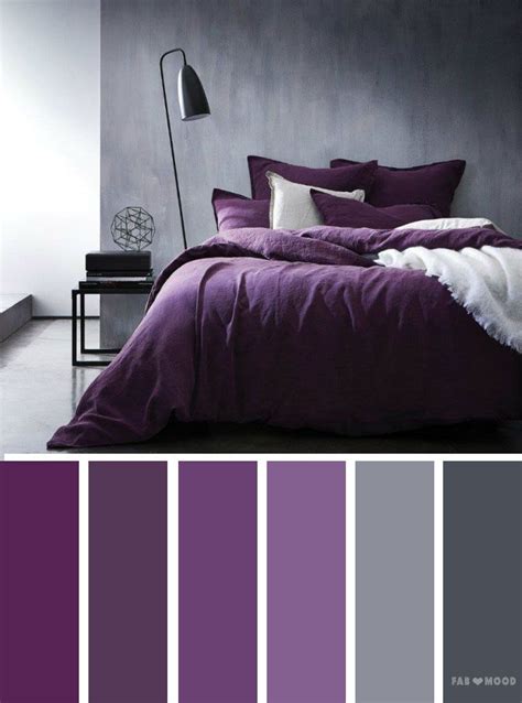 Bedroom color scheme ideas will help you to add harmonious shades to your home which give variety and feelings of calm. Grey and purple color inspiration,Grey and purple color ...
