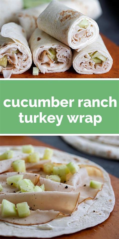 If You Are Looking For An Easy Lunch Idea Try This Cucumber Ranch