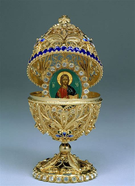 386627 09 A Faberge Egg From The Kremlin Museum Collection In Moscow