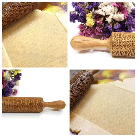 Sale Laser Engraved Rolling Pin Embossing Rolling Etsy Engraved