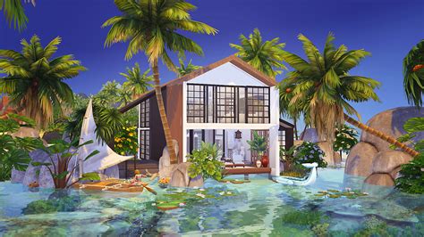 Modern Beach House At Akai Sims Kaibellvert Sims 4 Updates