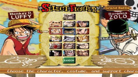 One Piece Grand Battle All Characters Ps2 Youtube
